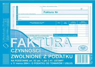 Obrázek produktu pro Blokový sešit s 80 listy osvobozený od DPH