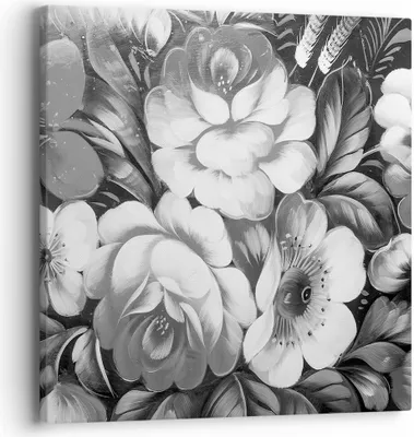 Produktbild von Bild auf Leinwand - Leinwandbild - Blume Blumenstrauß Blatt - 40x40cm - Wand Bild - Wanddeko - Leinwanddruck - Bilder - Kunstdruck - Wanddekoration - Leinwand bilder - Wandkunst - AC40x40-3896