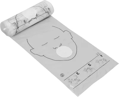 Produktbild von Beatmungsmasken mit 1 Rolle - Einweg-Gesichtsschutz - Beatmungstücher - Notfälle - Transparentes Design - Schutz vor Körperflüssigkeiten - Beatmungsmaske