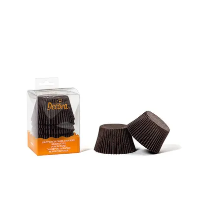 Produktbild von Klassische braune Muffinförmchen 55x45mm