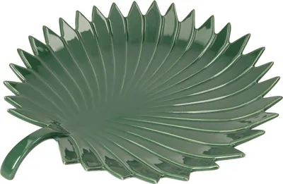 Obrázek produktu pro Talíř Jungle Leaves 35 cm zelený