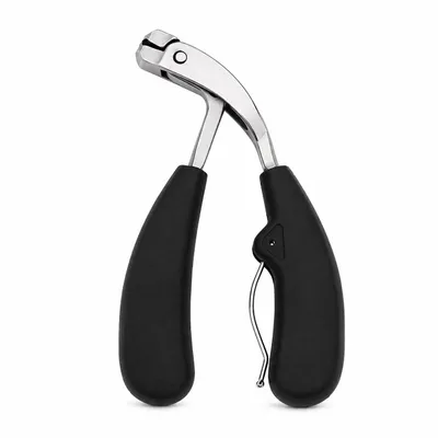 Produktbild von COOL-i ergonomischer Zehennagelknipser aus Edelstahl mit langem Griff, präzisem Schnitt & Auffangfach