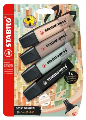 Produktbild von STABILO - Textmarker - BOSS ORIGINAL NatureCOLORS