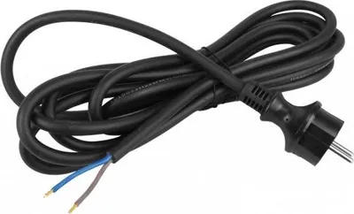 Immagine prodotto di Cavo Di Collegamento Con Spina Diritta Ip44 2×1,5 H07Rn-F 5 M Nero - E+20-025