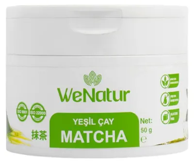 Zdjęcie produktu dla WeNatur | Proszek z zielonej herbaty matcha 50 g