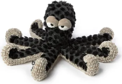 Immagine prodotto di sigikid BEASTS Kuscheltier Oktopus Deep Water Dandy, Plüschtier, Schmusetier, Kuschel Tier, Grau / Schwarz, 39638
