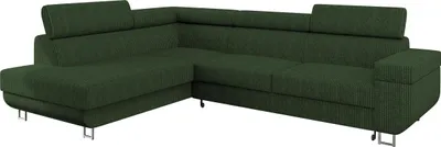 Produktbild von MIRJAN24 Ecksofa Fonti Cord, Eckcouch mit Schlaffunktion und Bettkasten, L-Form Sofa vom Hersteller (Poso 14, Seite: Links)