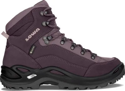 A single hiking boot is shown against a white background.