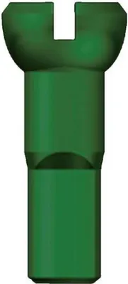 Obrázok produktu pre Sapim Polyax Bike Nipple Green Green Jedna veľkosť
