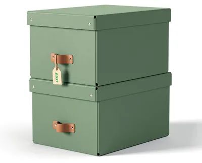 Produktbild von Leitz 61490050 Aufbewahrungsbox Karton Grün