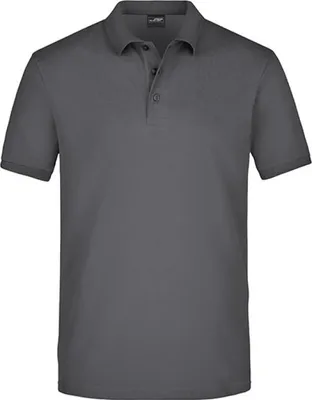 Produktbild von James+Nicholson JN710 | Herren Elastic Polo Piqué - Farbe: Graphite (Solid) - Größe: L