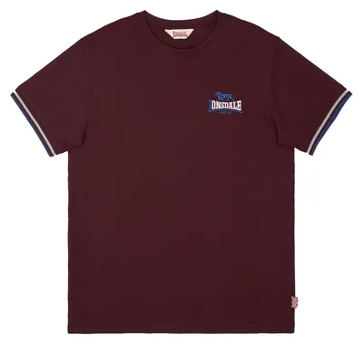 Produktbild von Lonsdale London T-Shirt Herren SHILDON burgund Streetwear 100% Baumwolle L