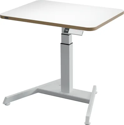 Produktbild von LEITZ Sitz-Steh-Schreibtisch Ergo weiß elektrisch höhenverstellbar 650 - 1.300mm
