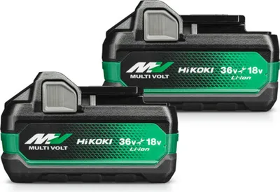 Image de Hikoki Batterie Multivolt 36V 2,5Ah/18V 5,0Ah Bsl36A18X 2St.