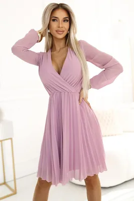 Imagen del producto de Numoco Vestido mini para mujer, modelo Isabelle, color rosa claro, talla S