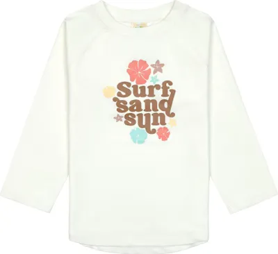 Produktbild von Lässig Splash & Fun Langarm Badeshirt Schwimmshirt Rashguard mit UV-Schutz - Flowers sea salt, 5 Jahre, Größe 110