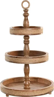 Obrázek produktu pro Dekorace na stůl Home ESPRIT Hnědá přírodní Chalupa 38 x 38 x 63 cm