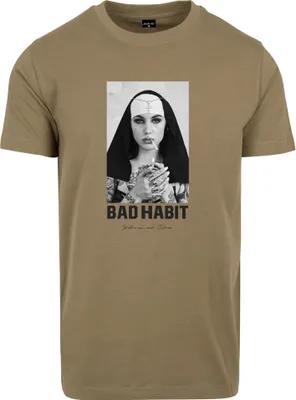 Produktbild von Mister Tee Shirt - BAD HABIT oliv - L