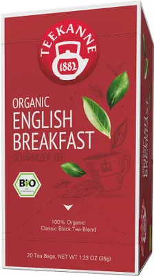 Zdjęcie produktu dla Teapot Organic English Breakfast Organiczna czarna herbata 20 torebek 35g
