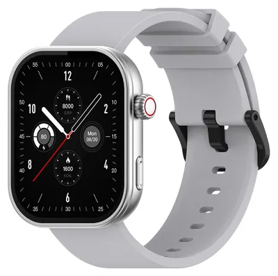 Image de Zeblaze Btalk Plus Smartwatch, écran 2,03 pouces | Résolution 240*296 | 260 PPI | Mode sport professionnel | BT5.2, argenté