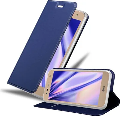 Zdjęcie produktu dla Etui na telefon komórkowy Cadorabo do LG X POWER 2 w kolorze niebieskim Cover Etui Book Booklet