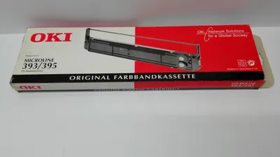 Produktbild von OKI 09002311, ML395, Schwarz, Punktmatrix, 5000000 Zeichen, Schwarz, OKI