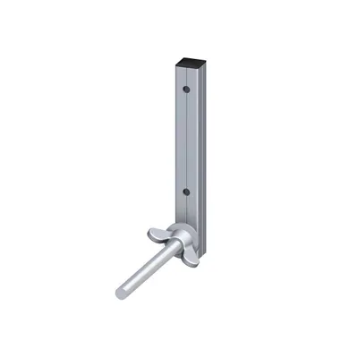 Produktbild von alfer Felgenhalter Dercoaxis 9 x 14 cm Aluminium roh