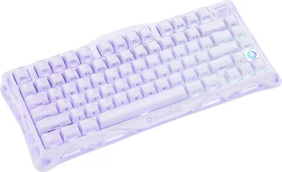 Produktbild von GravaStar Mercury V75 Mechanische Tastatur, Magnetic Switches, Gaming ANSI US, Lavender Purple
