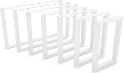 Produktbild von HEVVA - 30 cm hohe Möbelfüße GRAZ - 30 cm Tiefe, Weiß, 1 Stück