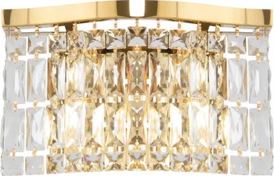 Obrázok produktu pre Nástenná lampa Maytoni DUNE s 2 žiarovkami, krištáľ, zlatá, E14, stmievateľná, 60 W