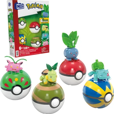 Produktbild von MEGA Pokémon 4 Pflanzen-Typ Pokémon Sets