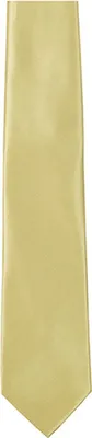 Immagine prodotto di Cravatta in twill / 144 x 8,5cm - Colore: Oro - Dimensioni: 144 x 8,5cm