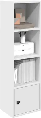 Produktbild von "im Angebot" Bücherregal, Standregal, Aufbewahrungsregal, Weiß 31x24x102 cm Holzwerkstoff - Aktenregal CC24549