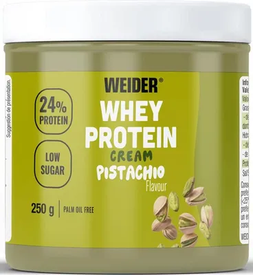 Produktbild von Weider Whey Protein Cream (250g) Pistachio - Funktionelle Lebensmittel - Protein Aufstriche
