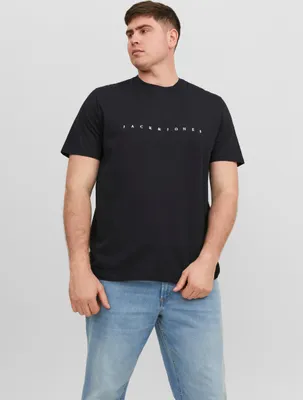 Produktbild von JACK&JONES PLUS JJESTAR JJ TEE SS NOOS PLS Black EU4XL/US2XL