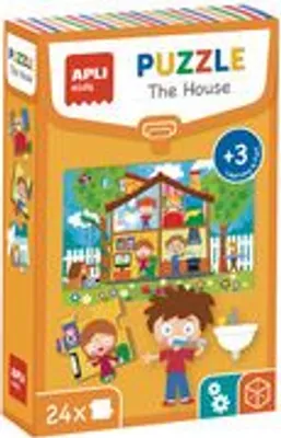 Produktbild von agipa Lernpuzzle "The House" 24 Teile