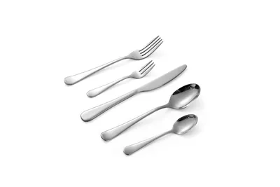 Produktbild von ECHTWERK Tafelbesteck Grado, 30-teilig, bis zu 6 Personen, Edelstahl 18/0, hochglänzend, Spülmaschinengeeignet