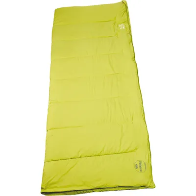 Produktbild von Schlafsack Polydaun Beach House reversibel - Limette/Blau – 80x210 cm