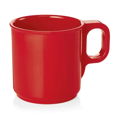 Produktbild von Campingbecher SUMMER - Melamin - H: 7,5cm - D: 7,7cm - 250ml - rot