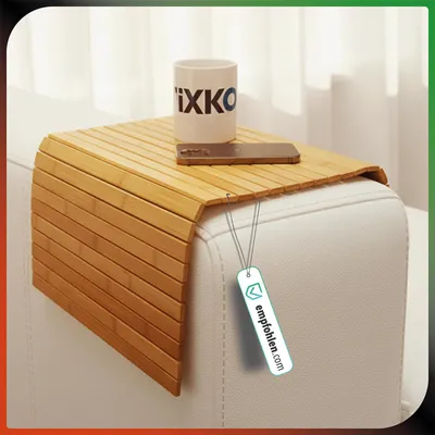 Produktbild von Flexible Couch-Ablage aus Bambus 63 x 37 cm