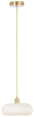 Image de Suspension Arancia, verre, blanc, diam.27.5 cm, E27