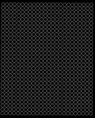 Image de Autocollants ronds de 7 mm, 720 pièces, noir brillant