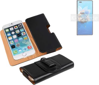 Produktbild von K-S-Trade Schützhülle Handyhülle kompatibel mit Huawei Mate X2 Holster Gürtel Tasche Schutzhülle Handy-Tasche Smartphone Case Seitentasche