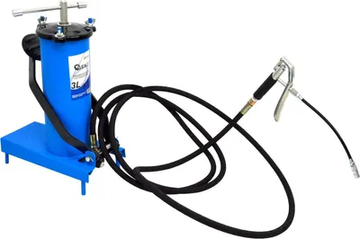 Immagine prodotto di Pompa ingrassatrice a pedale con tubo da 4 m , pompa grasso ad aria compressa 3 litri Geko