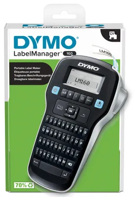 Produktbild von DYMO LabelManager 160 Beschriftungsgerät QWERTZ D1 Etikettendrucker