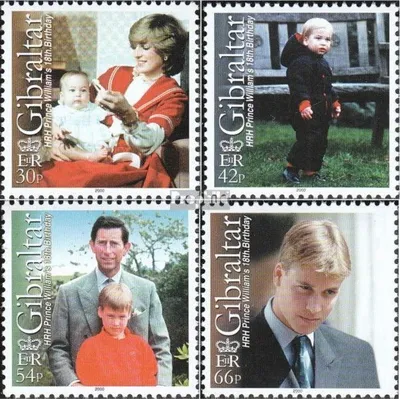 Produktbild von Briefmarken Gibraltar 2000 Mi 930-933 (kompl.Ausg.) postfrisch William