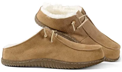 Produktbild von Fellhof Uniko Herren Lammfell-Pantoffel mit Gummisohle Braun, 3544-BRWN - Gr. 43