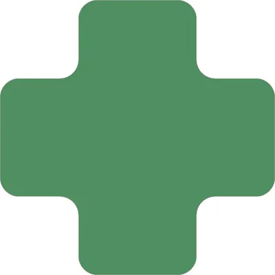 Produktbild von Stellplatzmarker WT-5110, X-Stück, PVC, Grün, 175x175 mm, 25 Stück/VE