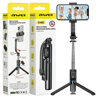 Immagine prodotto di Awei Selfie stick tripod bluetooth X49