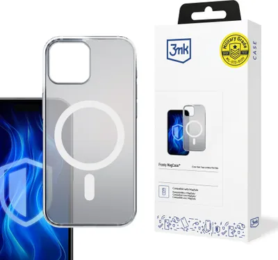 Produktbild von 3mk Schutzhülle Frosty MagCase Cover für Apple iPhone 12 Pro Max grau Backcover kompatibel mit MagSafe
